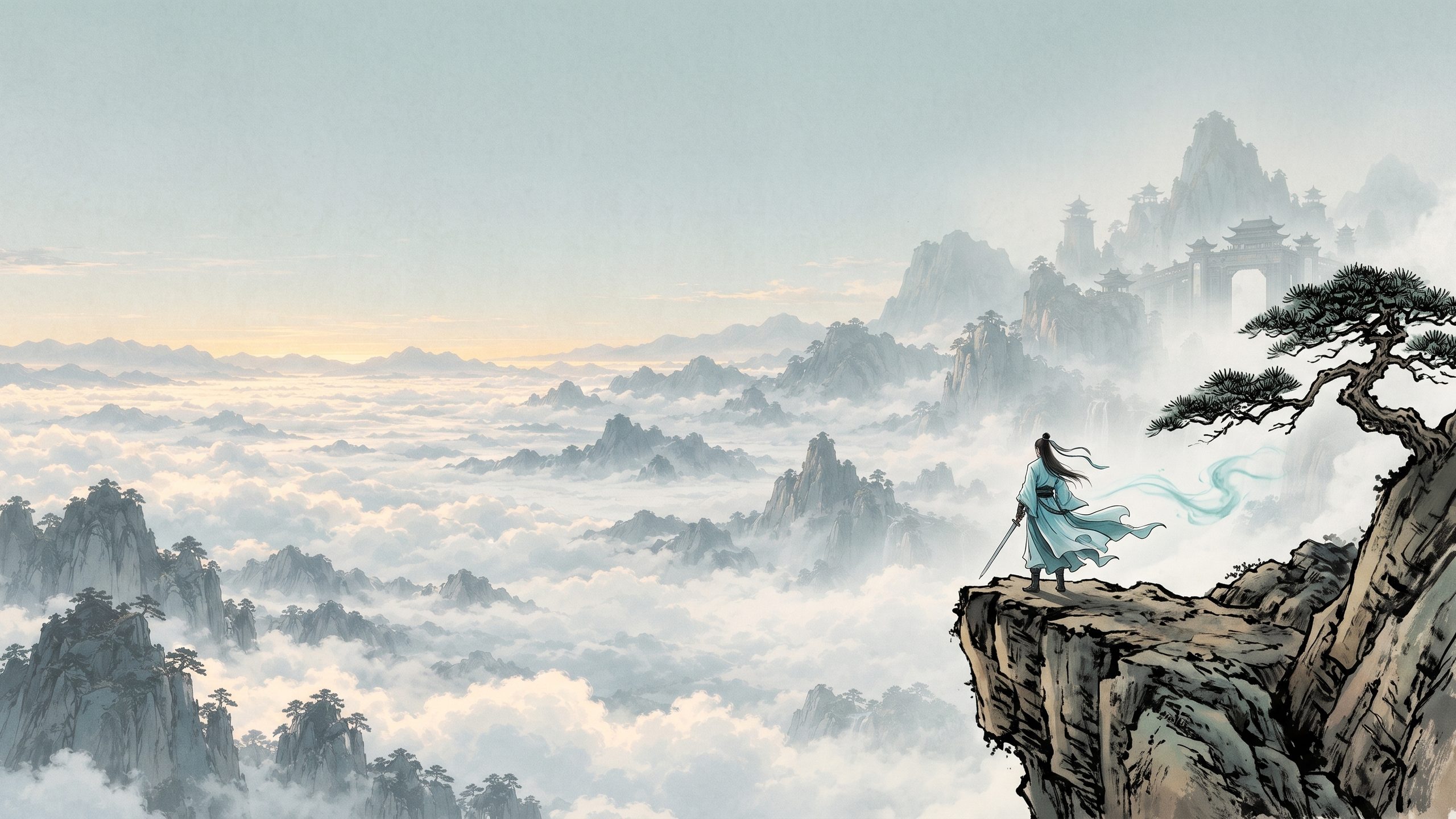 《劫余》云海标题画面