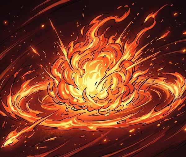 爆炎卡面